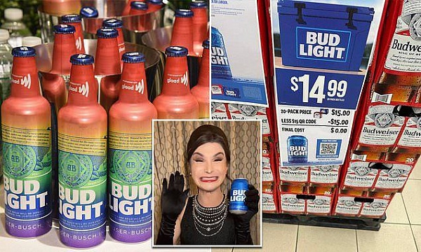 Акции производителя пива Bud упали почти на 15% с начала апреля из-за ЛГБТ-рекламы